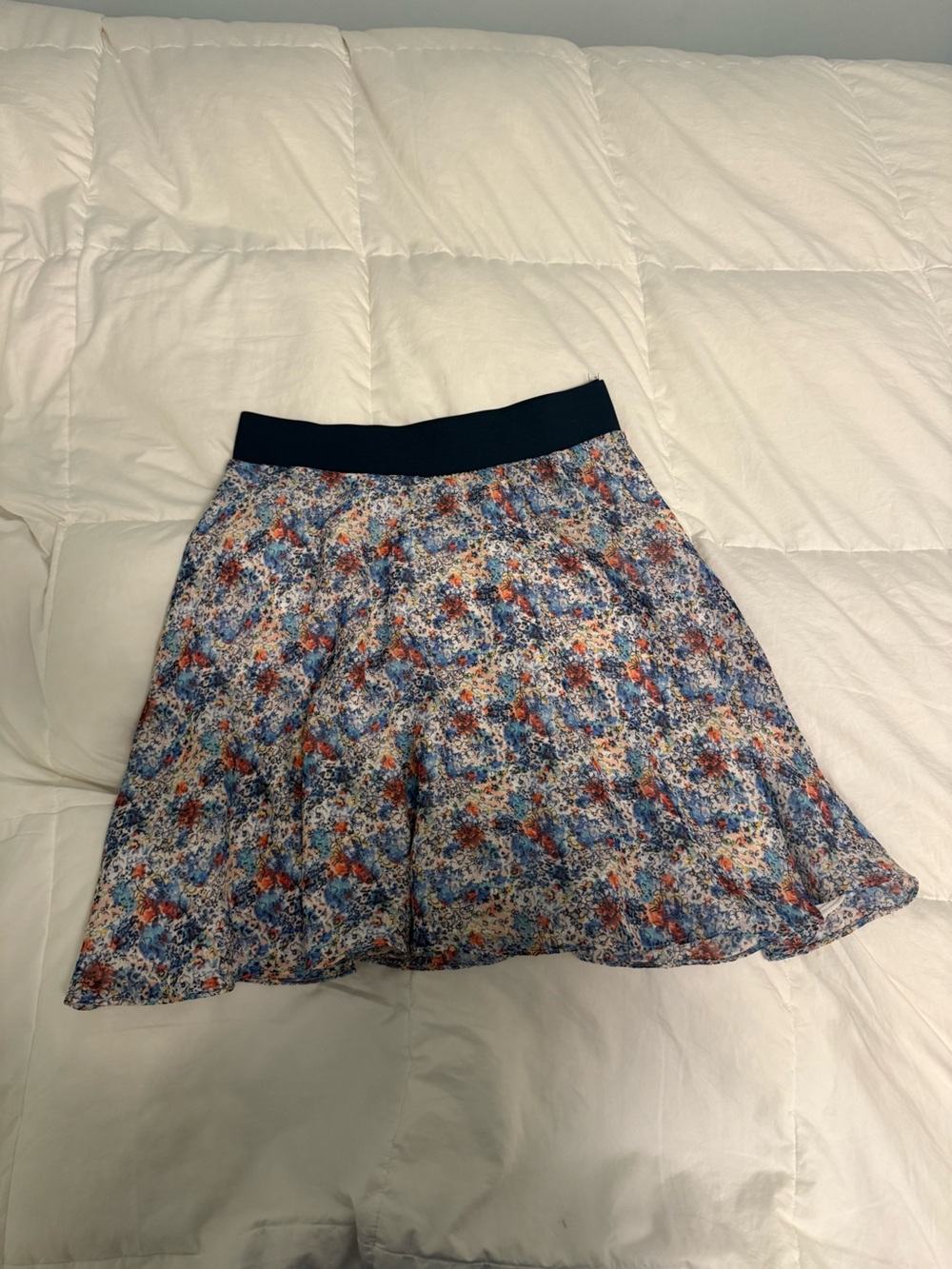 Un Deux Trois Girls Floral Skirt